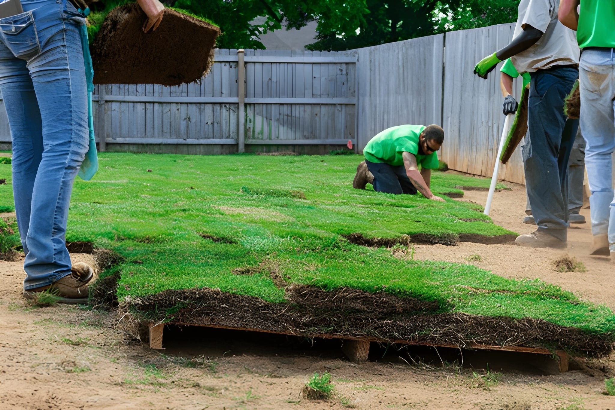 Custom Landscape Design with Turf Integration 3