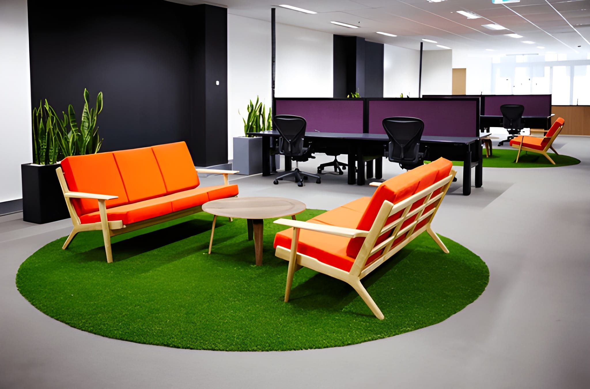 Commercial artificial grass installation in Las Vegas HOA community