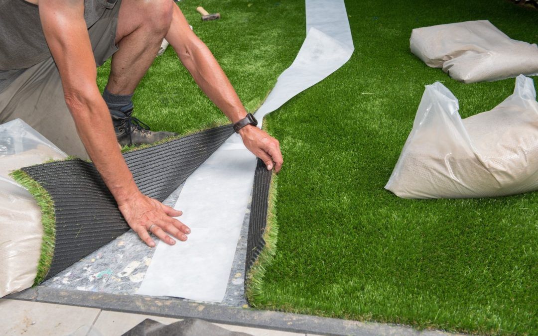 Indoor gym turf installation in Las Vegas commercial fitness facility