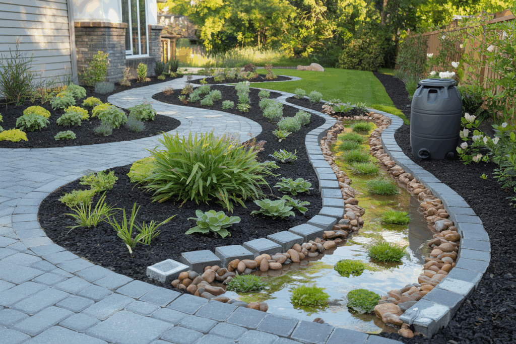 Proper base aggregate prep for commercial drainage