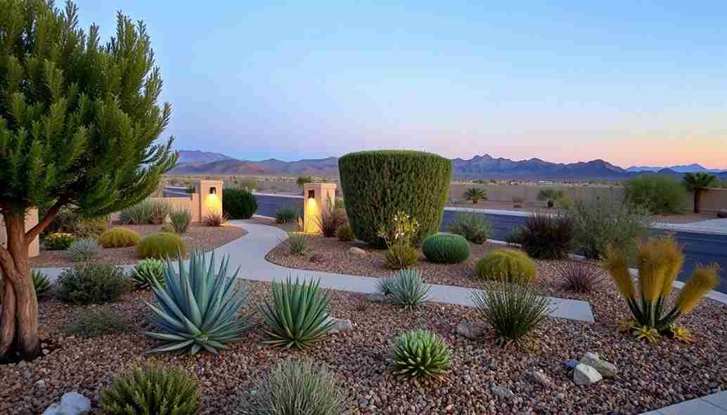 Professional synthetic turf maintenance team cleaning and power brushing grass in Las Vegas