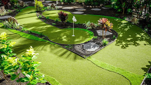 Premium backyard remodeling project with pavers and artificial turf in Spring Valley NV