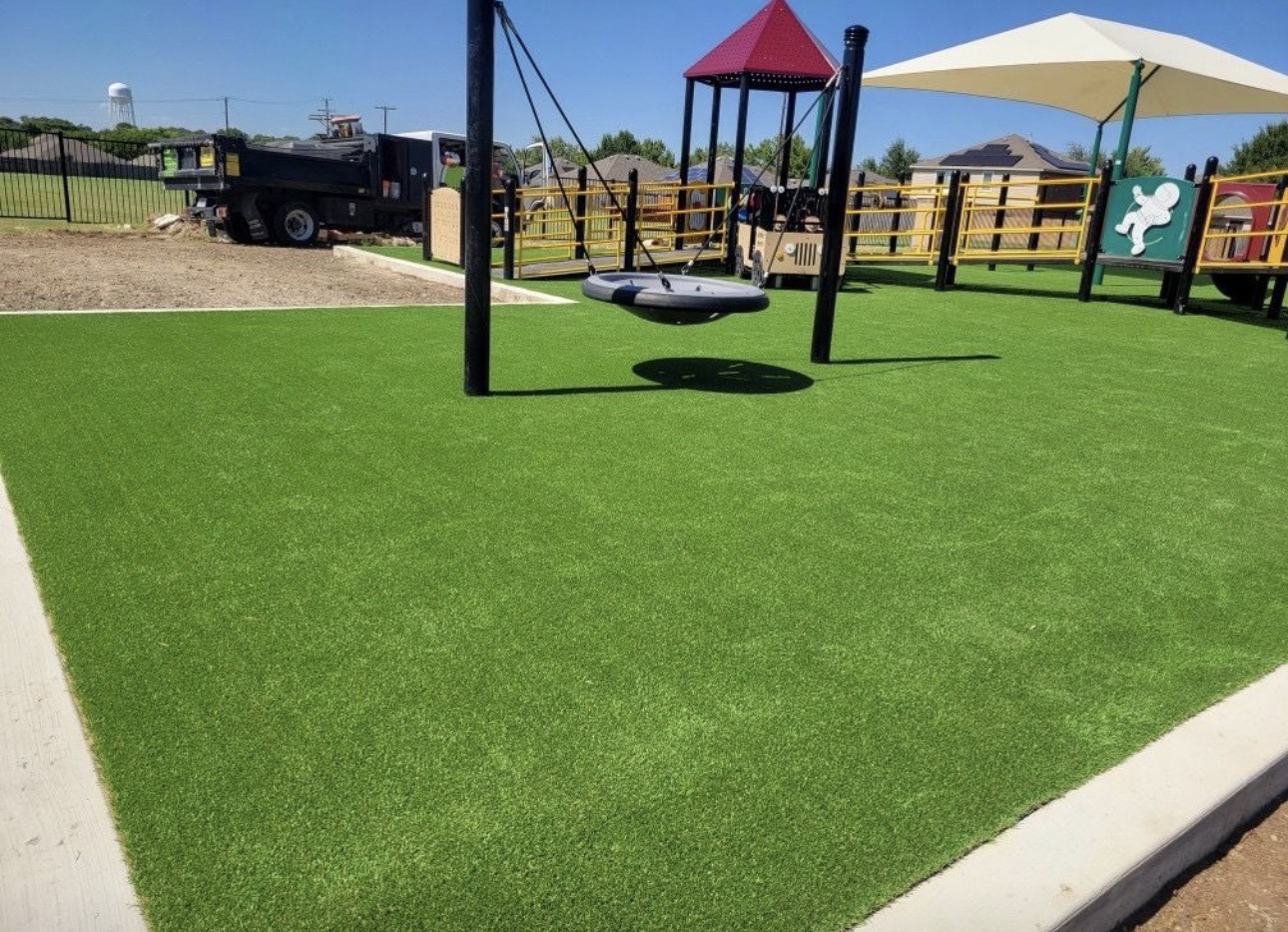 Whitney premium turf installation